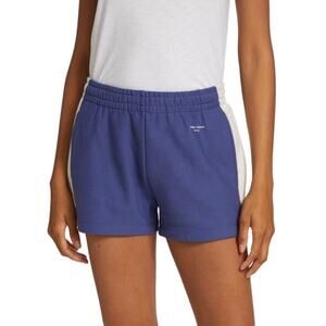 Rag &‎ Bone City Striped Mini Sweatshort Women’s Large Lounge Casual Blue Gray